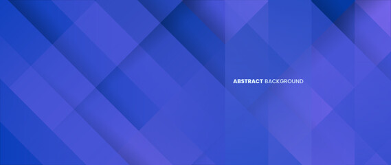 Poster - blue background with abstract graphic cross elements superimposed on each other. for tech, business 