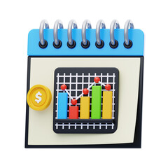 Poster - 3D Financial Calendar Strategic Investment