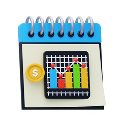 Poster - 3D Financial Calendar Strategic Investment
