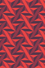 Fototapete - Abstract triangle pattern background, seamless triangle pattern, triangle pattern with vintage color. 