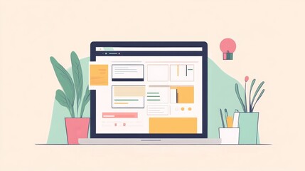 Poster - Website designer Creative planning application development draft sketch drawing template layout framework design studio . User experience design https www. Web page design concept
