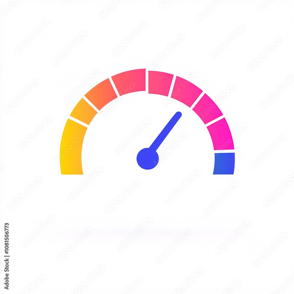 2408_071.A simple vector icon illustration depicting of credit score ...