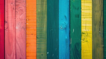 Poster - An abstract representation of inclusion, showing a spectrum of colors blending seamlessly into one another, Symbolizing the unity and acceptance of diverse identities