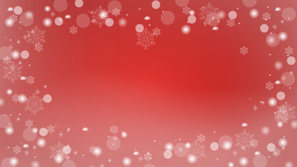 Wall Mural - christmas snowflake background season celebration vector