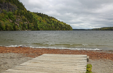 Wall Mural - Echo Lake landscape - Acadia National Park, Maine