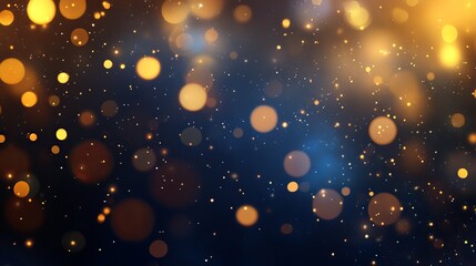 Wall Mural - festive new year background with blurred lights and bokeh effect, creating a magical and sparkling a