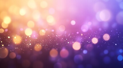 Wall Mural - festive new year background with blurred golden lights creating a warm and magical glow, perfect for