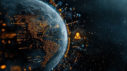 Poster - Global cooperation and governance initiatives worldwide digital art virtual environment collaborative perspective global standards