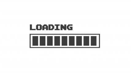 Aufkleber - Animated loading icon in y2k style with glitch effect. Alpha channel