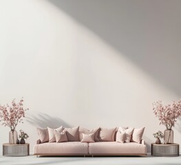 Wall Mural - Minimalist Living Room.