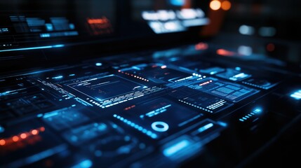 Poster - Floating holographic interfaces in a dark room