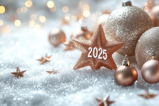 Future horizon: 2025 year, new possibilities and challenges, the mid decade with anticipation for advancements, growth, and the unfolding of global and personal aspirations