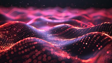 Poster - Futuristic flowing lines creating a sense of energy