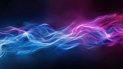 Poster - Futuristic flowing lines creating a sense of energy