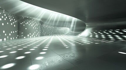 Poster - Dynamic light patterns creating a sense of space