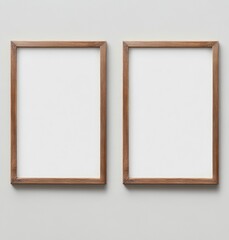 Wall Mural - Two Empty Frames.