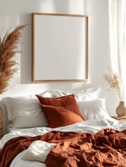 Wall Mural - Minimalist Bedroom Decor.