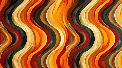 Poster - Abstract background with flowing, wavy patterns