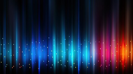 Poster - Abstract glowing background with vibrant streaks of light and color