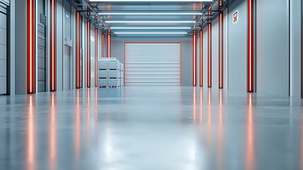Poster - optimizing supply chain security risks modern warehouse digital environment industrial setting groun