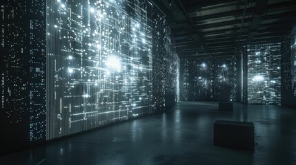 Poster - Floating holographic interfaces in a dark room