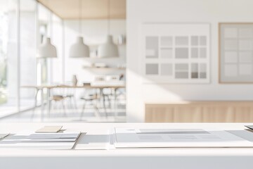 Poster - digital portfolio mockup, high-end and polished, featuring multiple layout styles, ultra-realistic textures and lighting, professional design portfolio