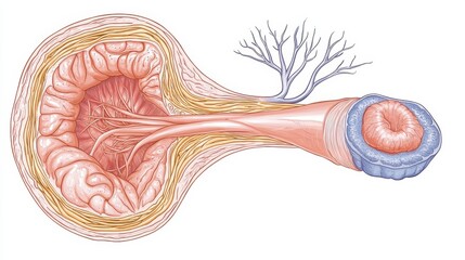 Poster - detailed anatomy of the human nervous system structure
