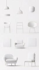 Poster - mockup + presentation + realistic, clean aesthetic, studio quality, detailed textures