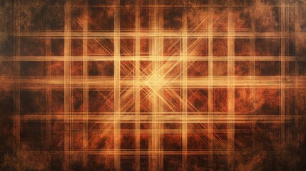 Leinwandbilder - Abstract textured background with warm tones and intricate linear patterns creating a visually striking canvas for various creative projects and designs