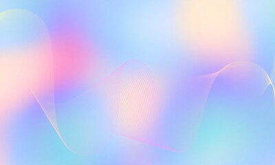 Leinwandbilder - Vector abstract background with dynamic waves and lines. Illustration suitable for design