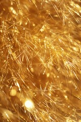 Poster - A detailed view of a cluster of golden grass stems