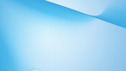 Wall Mural - Deep sky blue gradient abstract background with stripes curve line vector image