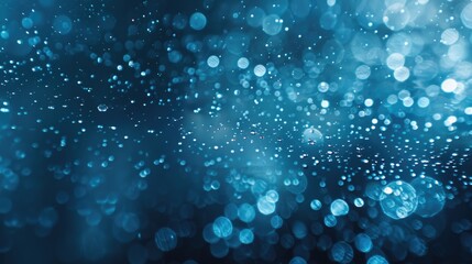 Poster - A blurred image of a dark blue background