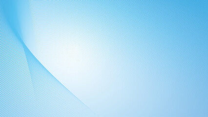 Wall Mural - Deep sky blue gradient abstract background with stripes curve line vector image