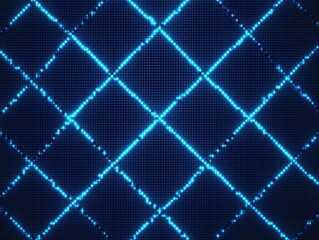 Poster - Dynamic blue light patterns digital background graphic design abstract environment close-up viewpoint modern technology concept