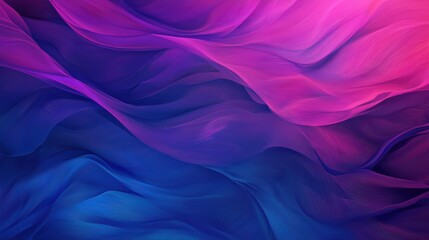 Poster - Dynamic flowing colors abstract artwork digital art vibrant waves gradient design modern aesthetic artistic expression