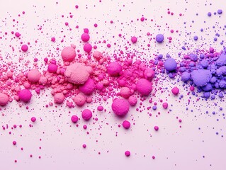 Poster - Colorful powder explosion art abstract design studio setting creative background horizontal viewpoint vibrant concept for visual impact