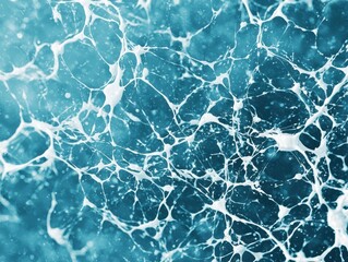 Poster - Dynamic fluid interaction abstract background digital art light and color play close-up conceptual representation of motion