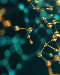 Poster - Exploring molecular structures laboratory research science visuals abstract environment close-up viewpoint chemistry concepts