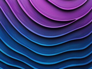 Fototapete - Dynamic wave patterns digital art abstract design vibrant colors close-up view artistic expression for visual appeal