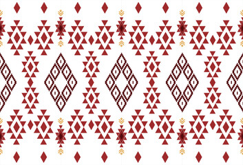 embroidery abstract Traditional geometric ethnic fabric pattern ornate elements with ethnic patterns