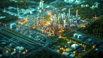 Aufkleber - Explore the dynamic landscape of modern industry with innovative infrastructure and sustainable energy solutions