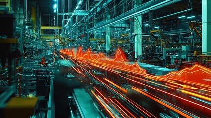 Aufkleber - Innovative technology revolutionizes industrial manufacturing processes with enhanced data visualization and efficiency
