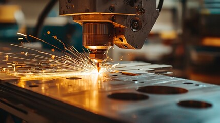 Poster - Exploring the precision of laser cutting technology in modern manufacturing processes