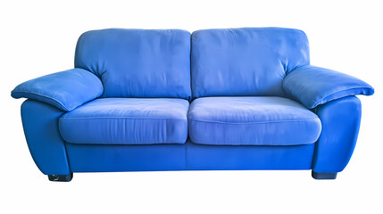 photo of a modern couch isolates on a white background 