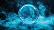 © VikaKa - A crystal magic sphere with flowing blue smoke