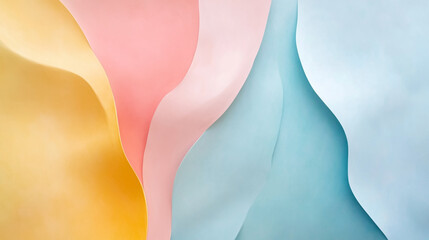 Wall Mural - minimalist pastel color abstract background