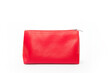 © sigma1850 - bright red leatherette handbag on a white background