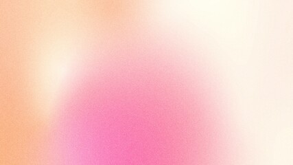 Poster - Blush Serenity gradient abstract background featuring Warm Pink, Peach and Cream color with grainy texture, wallpaper, business background 