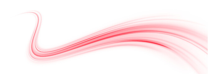 Png neon rays vector abstract background red. Futuristic technological style. Png Abstract background with speed lines. Vector illustration. Futuristic. The light lines of the road are red